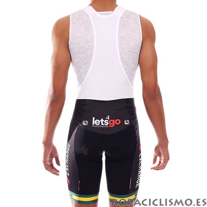 2021 Maillot Bike Exchange Tirantes Mangas Cortas Campeon Australia